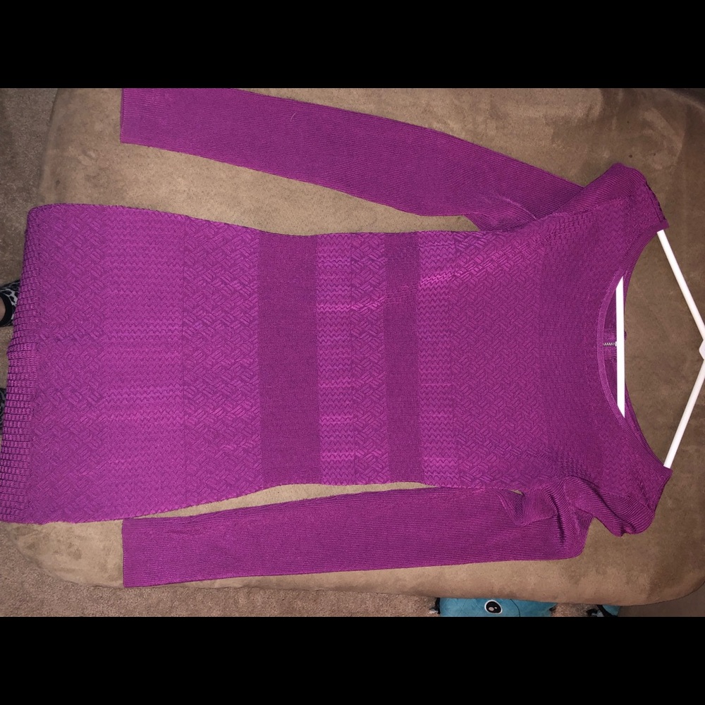 Armani sweater mid length dress